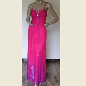NWT Reign On Gowns 2Tone Fuchsia Misses NWT $168
